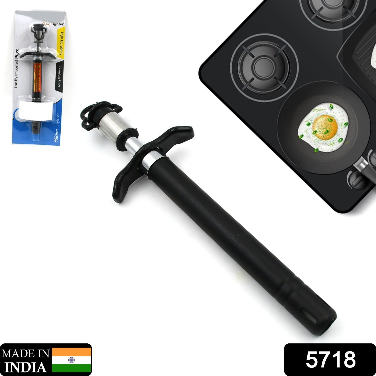 Stainless Steel Gas Lighter for Kitchen Gas Stove, Long Lasting, Unbreakable Lighters for Gas Stoves, Restaurants & Kitchen (1 Pc) Stainless Steel Gas Lighter for Kitchen Gas Stove, Long Lasting, Unbreakable Lighters for Gas Stoves, Restaurants & Kitchen (1 Pc)